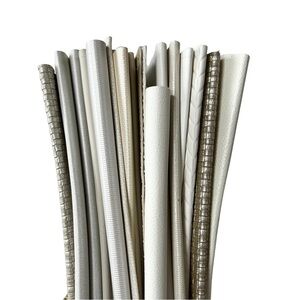 20 Designer Cream Faux Leather Fabric Swatches Quilting Crafts Sewing Upholstery